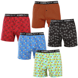 5PACK pánské trenky Lee Cooper vícebarevné (5xPO38811/1) XL
