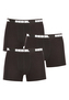 3PACK pánské boxerky Nedeto Rebel černé (3NBR001) L