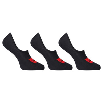 3PACK ponožky HUGO nízké černé (50496082 401) L