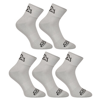 5PACK ponožky Styx kotníkové šedé (5HK1062) M