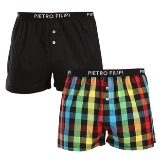 2PACK pánské trenky Pietro Filipi vícebarevné (2TC001) XL