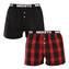 2PACK pánské trenky Nedeto vícebarevné (2NTC005) XXL