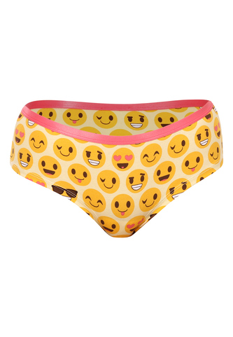 Veselé dámské kalhotky Dedoles Smajlíci (D-W-UN-HB-C-C-085) L