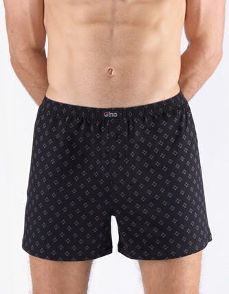 Pánské trenky Gino nadrozměr černé (75211-MxCMxG) 3XL