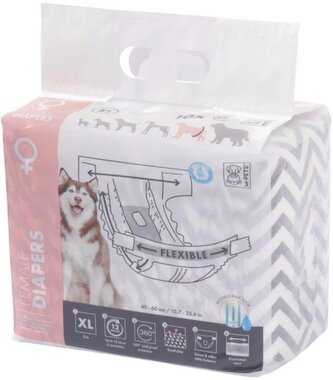 M-Pets Diapers pleny pro feny XL