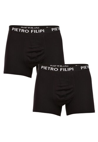 2PACK pánské boxerky Pietro Filipi balls holder černé (2BCL002) L