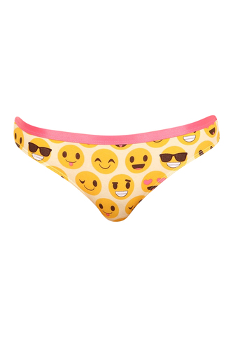 Veselé dámské kalhotky Dedoles Smajlíci (GMFB085) L