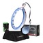 SET HHM15 MODRÁ + BR163 PLUS SIZE HULA HOOP OBRUČ SE ZÁVAŽÍM, MAGNETY A POČÍTADLEM HMS