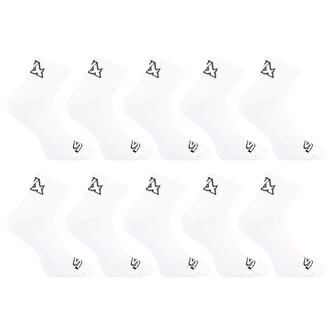 10PACK ponožky Styx kotníkové bílé (10HK1061) S