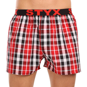 Pánské trenky Styx sportovní guma vícebarevné (B1035) XL