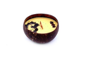 VEGANSKÁ SVÍČKA V KOKOSU - COFEE MOCHA