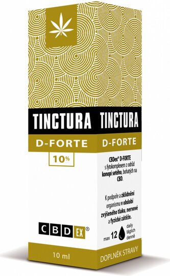 CBDex Tinctura D-FORTE 10%, 10ml