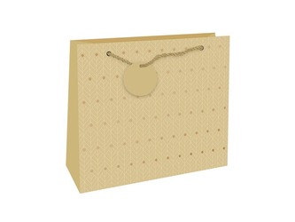 Nekupto Dárková taška reliéfní velká Béžová Nekupto Dárková taška reliéfní velká Béžová