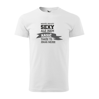 Nechtěl jsem být sexy, ale jsem hasič: bílé S