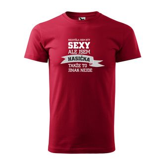 Nechtěla jsem být sexy, ale jsem hasička: červené 4XL