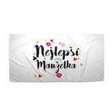 Ručník Nejlepší manželka: 70x140 cm