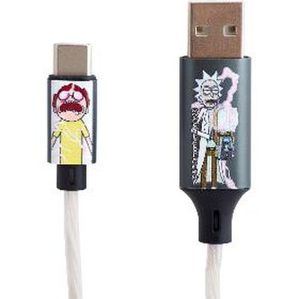 USB-C kabel LAZERBUILT Light Up Rick & Morty USB-C