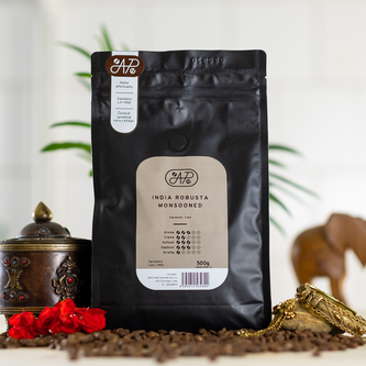 Káva Robusta India Monsooned AA - Váha: 500g