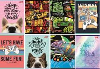 Zeszyt do słówek A6/16K kratka mix