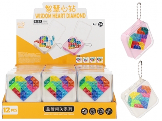 GRA LOGICZNA SERCE 8X10X6 MC DISP 12/144/288