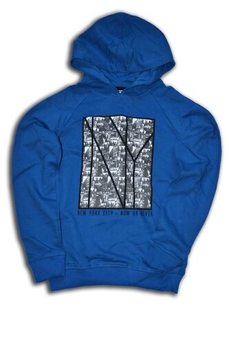 mikina chlapecká, dlouhý rukáv, Wendee, OZFB11150-2, modrá - 152