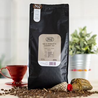 APe Pražírna a balírna Káva Robusta Indie Cherry AB Váha: 1000g