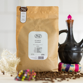 Káva Etiopie Sidamo - Váha: 1000g Káva Etiopie Sidamo - Váha: 1000g
