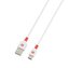 USB kabel, bílá, USB-A / USB-C, 2 m, SKROSS SKCA0003A-C200CN