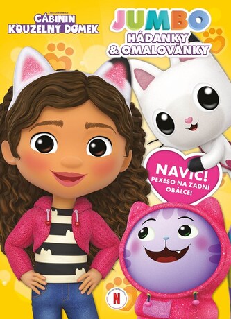 Gábinin kouzelný domek - JUMBO hádanky a omalovánky Gábinin kouzelný domek - JUMBO hádanky a omalovánky