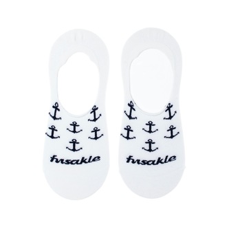 Neviditelné ponožky Ťapa Kotva Bílé S (35-38)