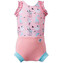 Splash About Plavky Happy Nappy kostýmek - Zvířátka růžové  Vel. M (3-8 m)