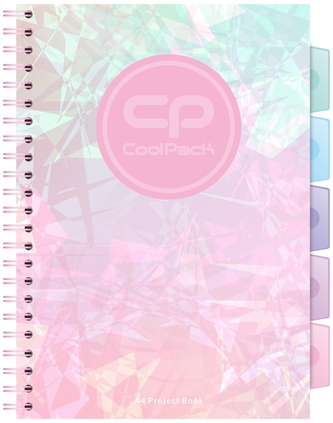 Kołonotes A4 PP Tie Dye Coolpack, Patio Kołonotes A4 PP Tie Dye Coolpack, Patio