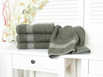 B.E.S. - Petrovice, s.r.o. Ručník froté 50x90 Adria - Olivová Smokey (18-0516)