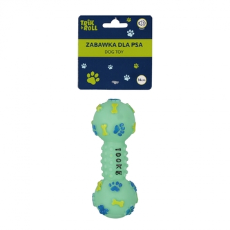 Zabawka dla psa Kość z dźwiękiem 14cm miętowa TRIK&ROLL 560674
