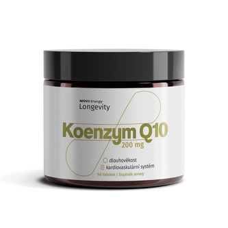 MOVit LONGEVITY - Koenzym Q10 200 mg Extra Strong, 60 tobolek MOVit LONGEVITY - Koenzym Q10 200 mg Extra Strong, 60 tobolek