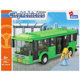 Klocki konstrukcyjne 221 elementów City Bus alleBLOX 525220