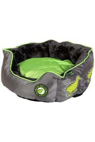 Pelech Running Oval Bed L zelenošedá Kiwi