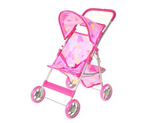 Kočárek pro panenky, kočárek, 42x34x56cm; B rozměr 43 x 30 cm,
