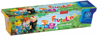 Masa plastyczna Frutolina zestaw Pixel 100g. x 4 szt., Astra Fun