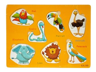 Dřevěná vkládačka, 30x22,5cm; PPB. .