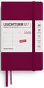 Weekly Planner 2026 Pocket (A6) Port Red