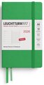 Weekly Planner & Notebook 2026 Pocket (A6) Spring Leaf