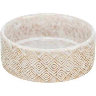 Náhradní miska k # 24828,  0,3 l / 12 cm, bílá/světle hnědá