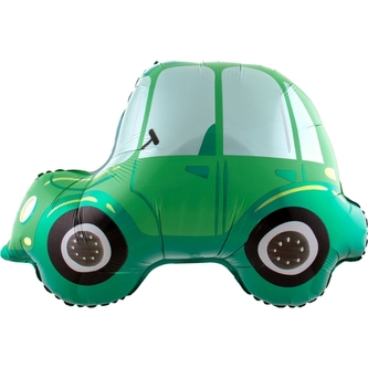 Foliový balonek Zelené auto, 70 cm