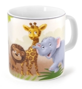 hrnek 225ml AFRIKA, dětský, porcelán