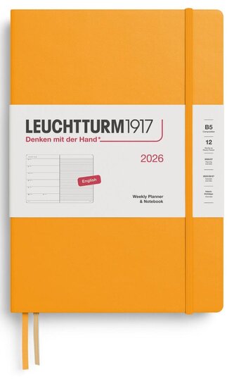 Weekly Planner & Notebook 2026 Composition (B5) Rising Sun