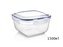 Dóza AIRTIGHT Square 1500ml 17x17x9cm