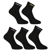 5PACK ponožky HEAD kotníkové černé (701230707 002) M
