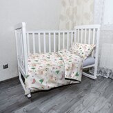 Dětské povlečení do postýlky Roztomilé lamy: 100x135 / 40x60