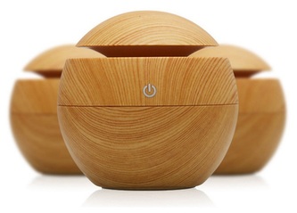 Hütermann Y01 aroma difuzér 130ml světlé dřevo - ultrazvukový, USB.